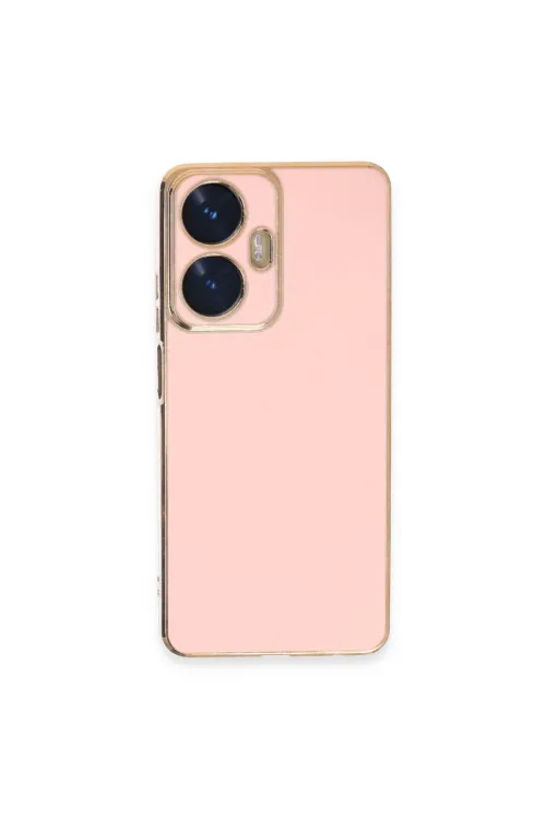 Realme C55 Kılıf Volet Silikon - Pembe