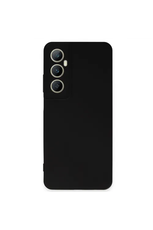 Realme C65 Kılıf First Silikon - Siyah