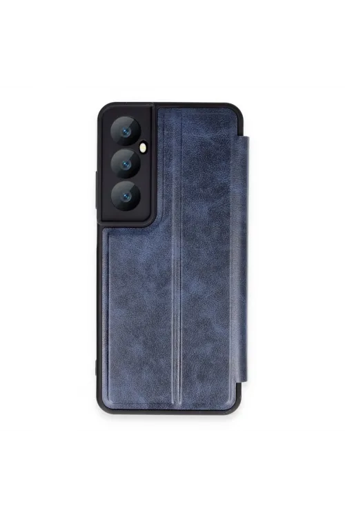 Realme C65 Kılıf Flip Cover - Lacivert