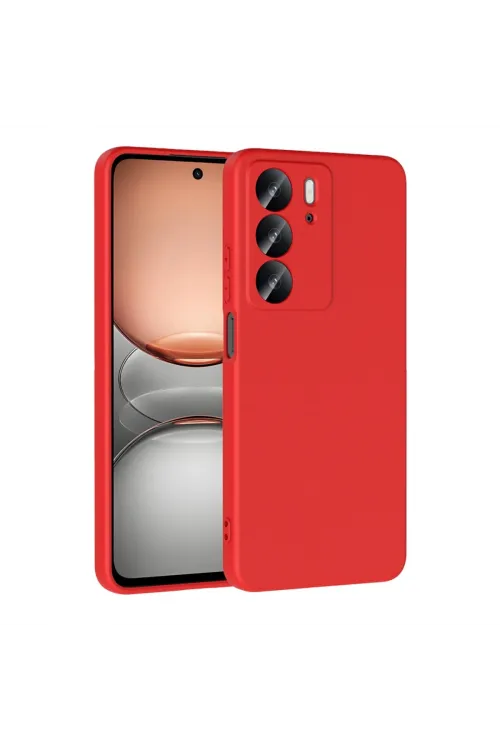 Realme C75 4g First Silikon - Kırmızı