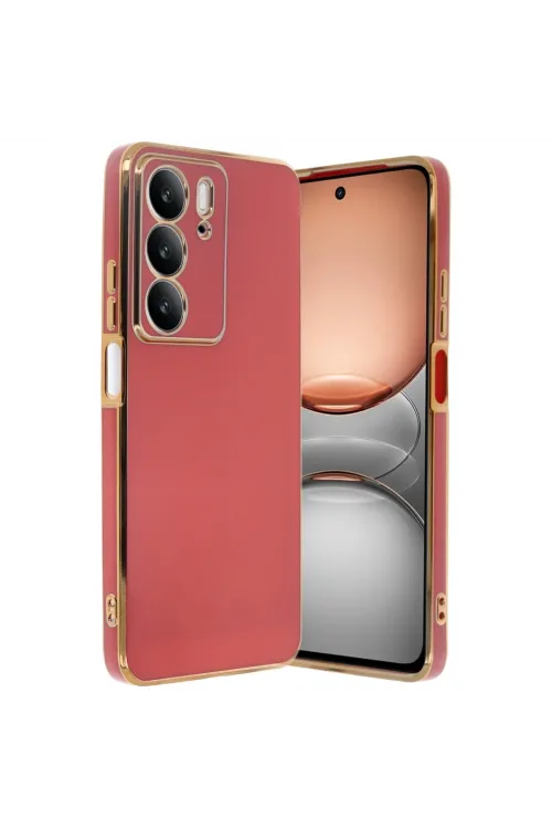 Realme C75 4g Kılıf Volet Silikon - Kırmızı