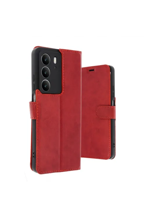 Realme C75 4g Trend S Plus Kapaklı Kılıf - Kırmızı