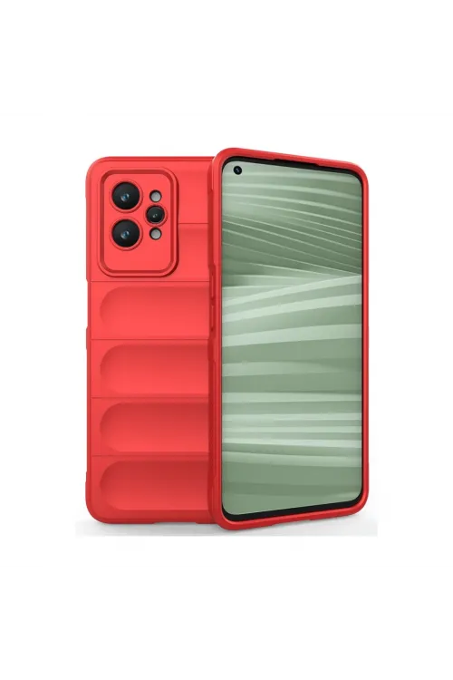 Realme Gt2 Pro 5g Kılıf Optimum Silikon - Kırmızı