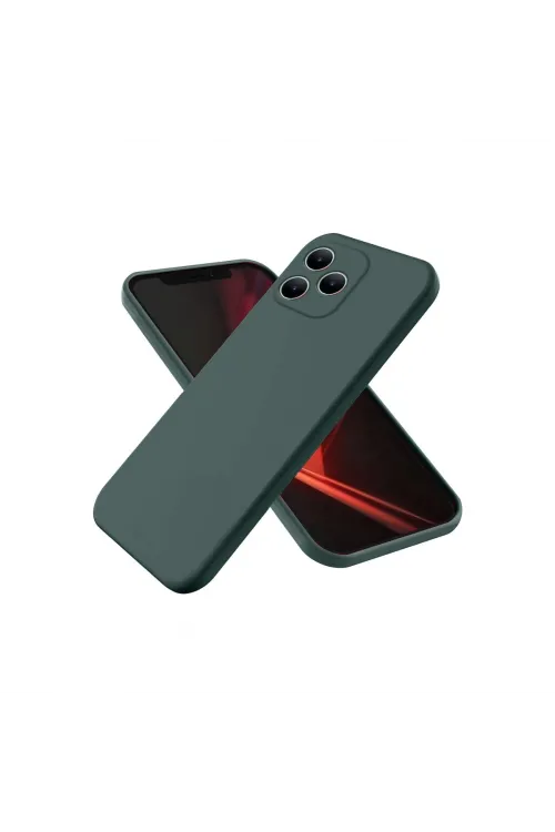 Realme Note 50 4g Kılıf First Silikon - Koyu Yeşil