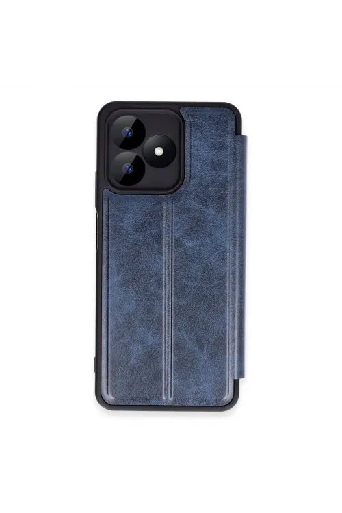 Realme Note 50 4g Kılıf Flip Cover - Lacivert
