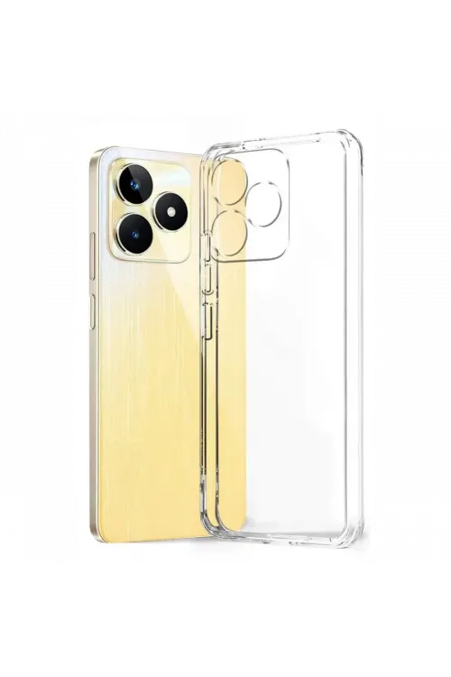 Realme Note 50 4G Kılıf Lüx Şeffaf Silikon