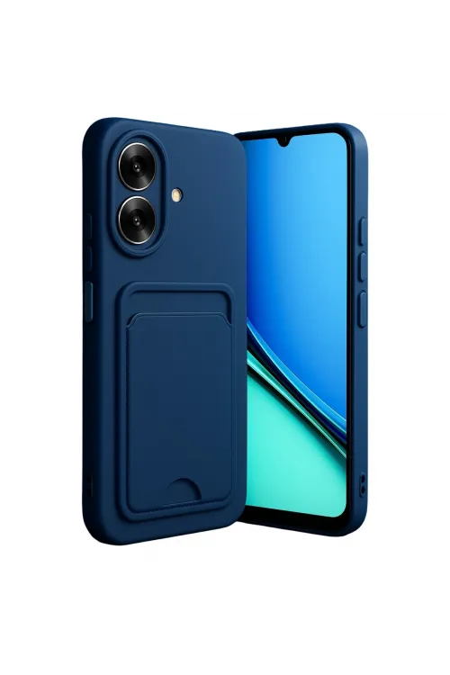 Realme Note 60 Kelvin Kartvizitli Silikon - Lacivert