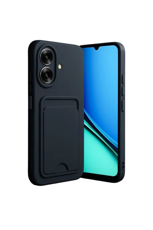 Realme Note 60 Kelvin Kartvizitli Silikon - Siyah