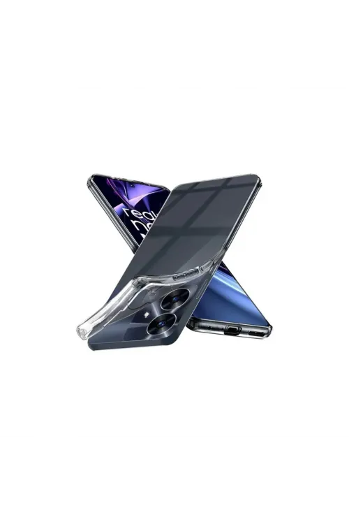 Realme Note 60 Kılıf Lüx Şeffaf Silikon