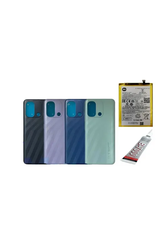 Redmi 12C Arka Batarya Kapağı ,batarya Ve B7000 Ya