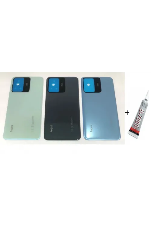 REDMİ NOTE 12S Arka Batarya Pil Kapağı SİYAH (B700