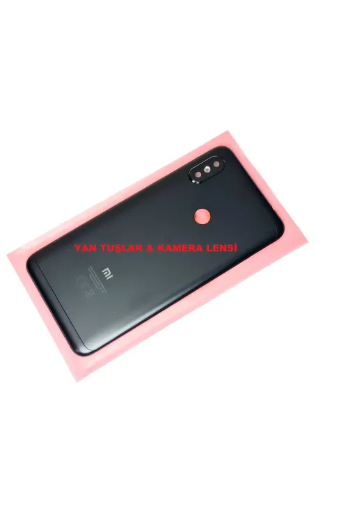 Redmi Note 6 Pro Kasa Arka Pil Batarya Kapağı Siya