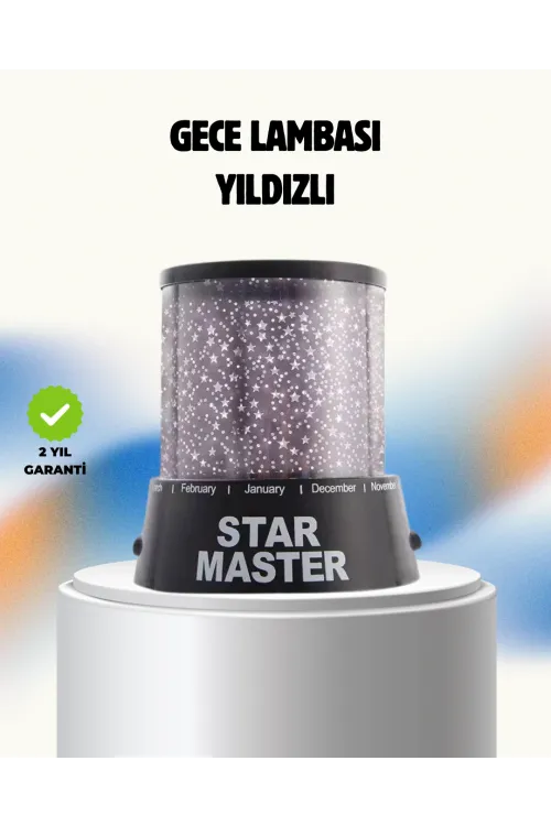 Renk Değiştirmeli Led Yıldız Projektör Parti Ve Gece Lambası