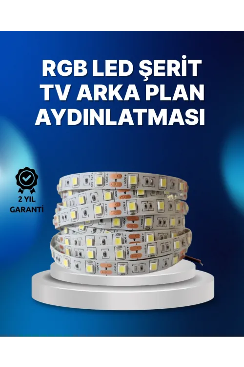 Rf Kumandalı Renk Değiştiren Tv Led Şerit 2mt