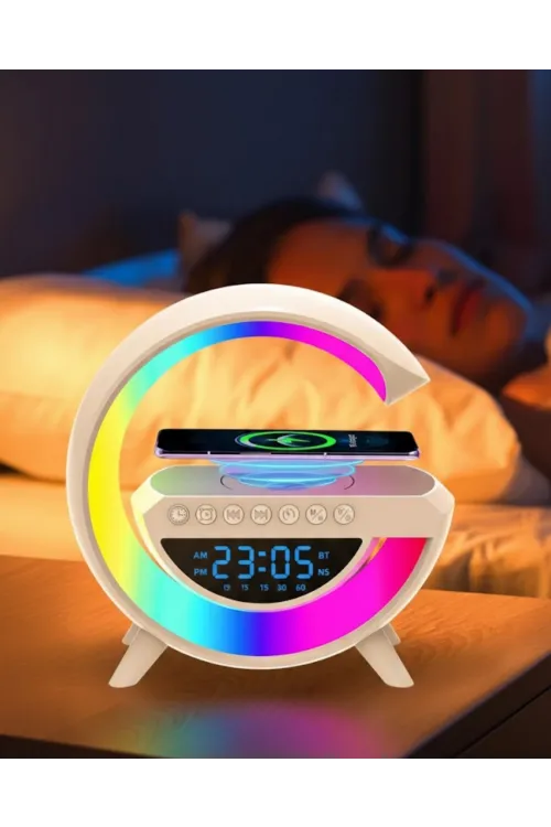 Rgb Işıklı Kablosuz Hoparlör Bluetooth Usb Fm Tf Kart Destekli
