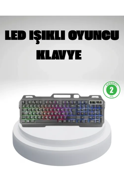 Rgb Işıklı Oyuncu Klavye Mouse Seti – Türkçe Q, Ayarlanabilir Dpı, Ergonomik Ve Dayanıklı Tasarım