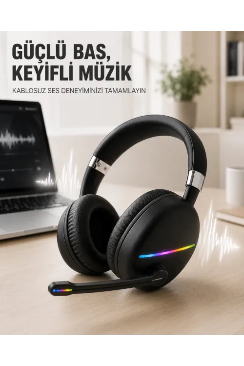 Rgb Siyah Kulaklık MAX-17