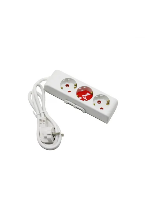 Rı-tech  3lü - 1mt  Uzatma Kablo - Topraklı Grup Priz  001 175 310002 01 00
