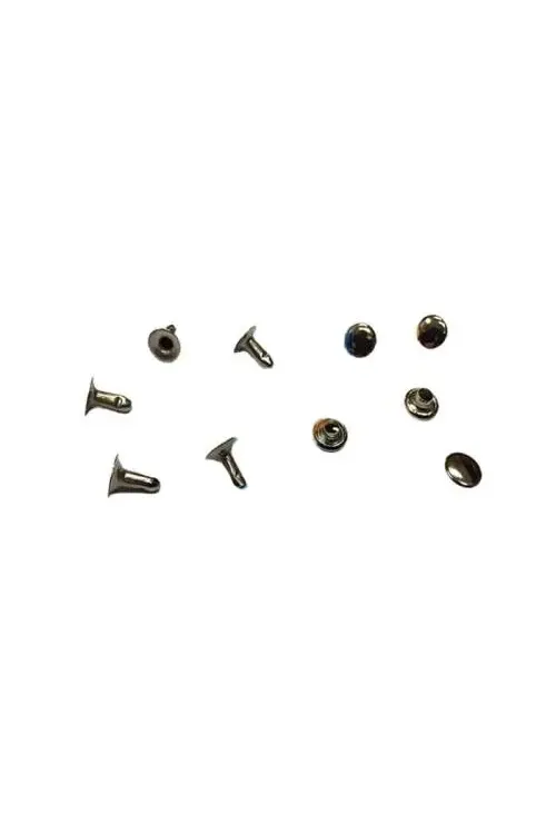 Rivet Perçin - 7mm, Nikel, 1000 Adet