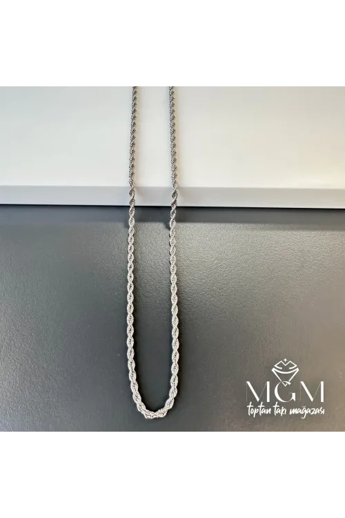 Rodyum Çelik Erkek 60 + 5 Cm Uzatma Payı - Kl0071