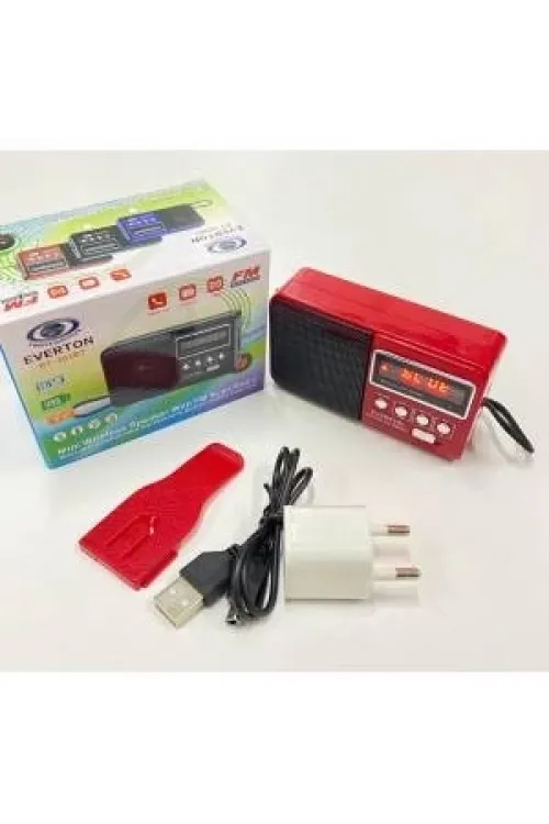 Rt-303 Usb Ve Micro Kart Girişli Manuel El Radyosu