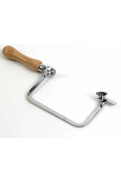 Sabit Kıl Testere Kolu - Ahşap Sap 13,5cm