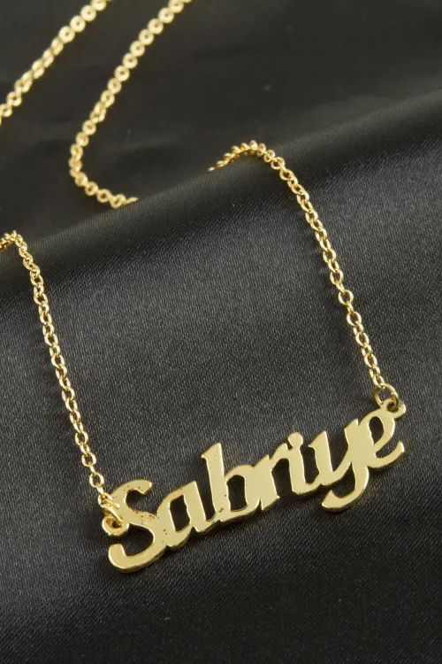 Sabriye isimli kolye (Kişiye Özel)