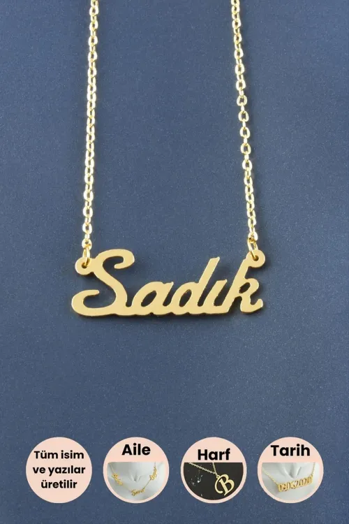 Sadık İsimli Kolye