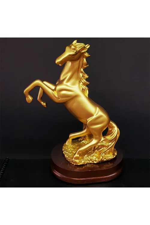 Şaha Kalkan Gold Renk At Biblosu
