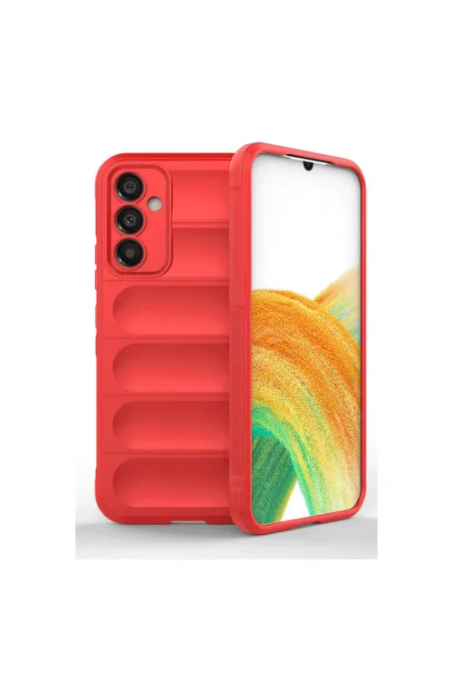Samsung A36 Kılıf Optimum Silikon - Kırmızı