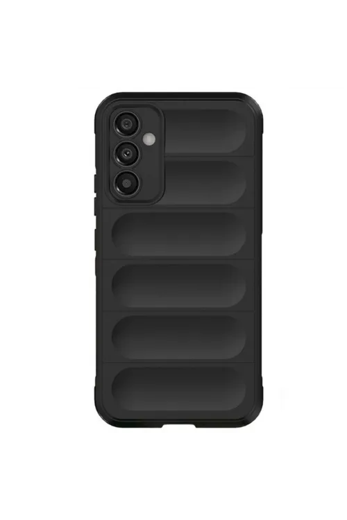Samsung A56 Kılıf Optimum Silikon - Siyah