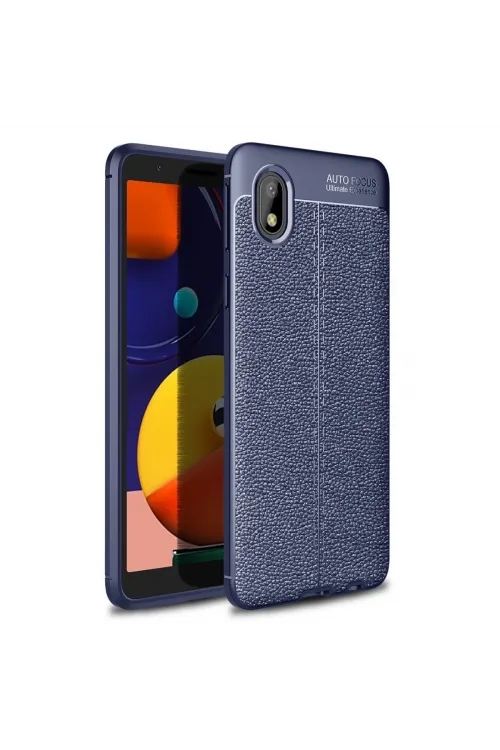 Samsung Galaxy A01 Core Kılıf Auto Focus Kapak - Lacivert