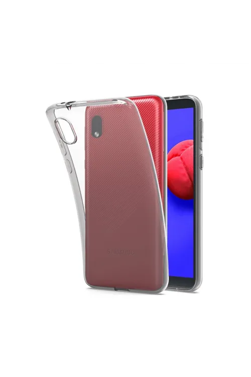 Samsung Galaxy A01 Core Kılıf Lüx Şeffaf Silikon