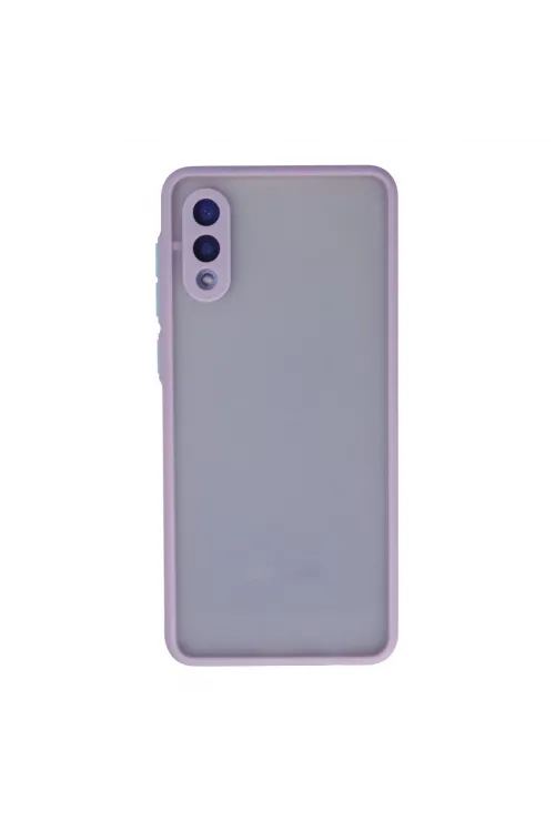 Samsung Galaxy A02 Kılıf Montreal Silikon Kapak - Mor