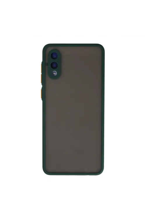Samsung Galaxy A02 Kılıf Montreal Silikon Kapak - Yeşil