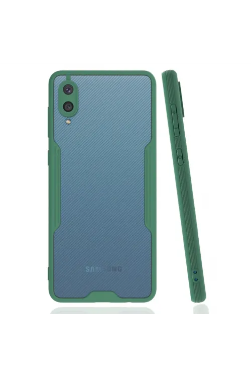 Samsung Galaxy A02 Kılıf Platin Silikon - Yeşil