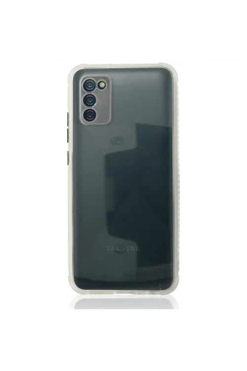Samsung Galaxy A02s Kılıf Miami Şeffaf Silikon - Şeffaf