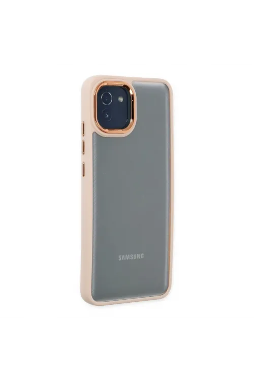 Samsung Galaxy A03 Kılıf Dora Kapak - Pudra