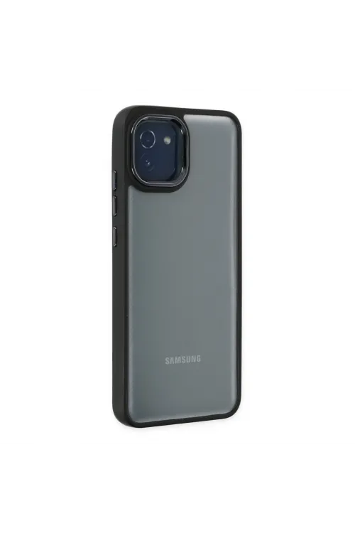 Samsung Galaxy A03 Kılıf Dora Kapak - Siyah
