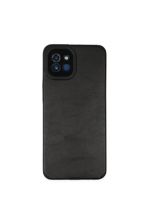 Samsung Galaxy A03 Kılıf Loop Deri Silikon - Siyah
