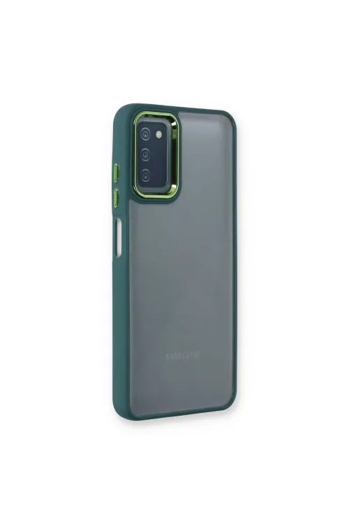 Samsung Galaxy A03s Kılıf Dora Kapak - Haki Yeşil