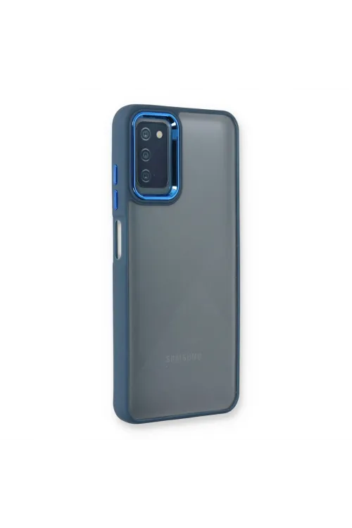 Samsung Galaxy A03s Kılıf Dora Kapak - Mavi