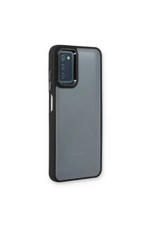 Samsung Galaxy A03s Kılıf Dora Kapak - Siyah