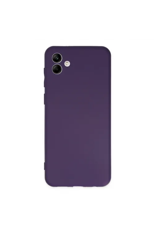 Samsung Galaxy A04 Kılıf First Silikon - Mor