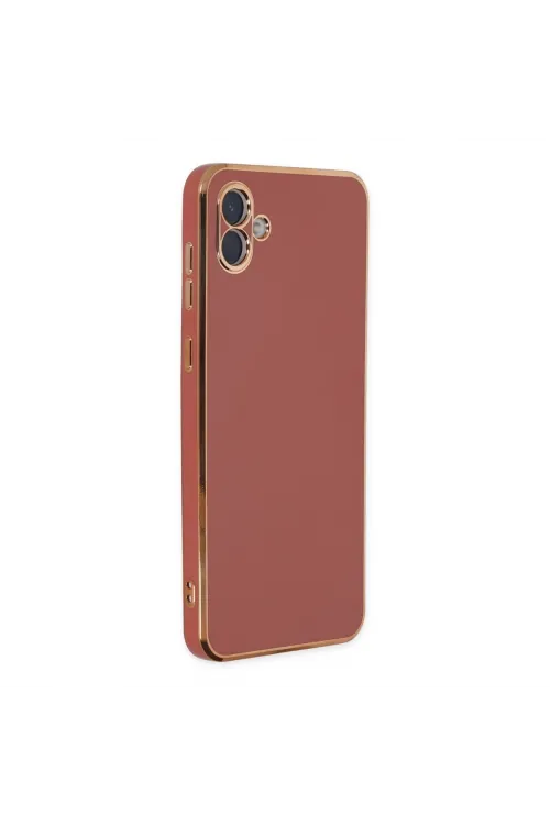 Samsung Galaxy A04 Kılıf Volet Silikon - Kırmızı