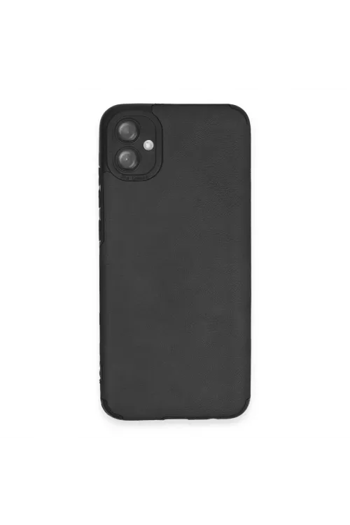 Samsung Galaxy A04e Kılıf Loop Deri Silikon - Siyah