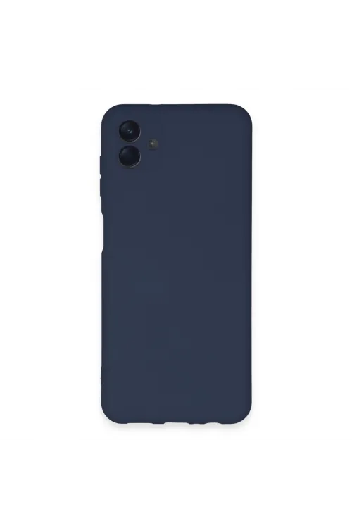 Samsung Galaxy A04e Kılıf Nano İçi Kadife Silikon - Lacivert