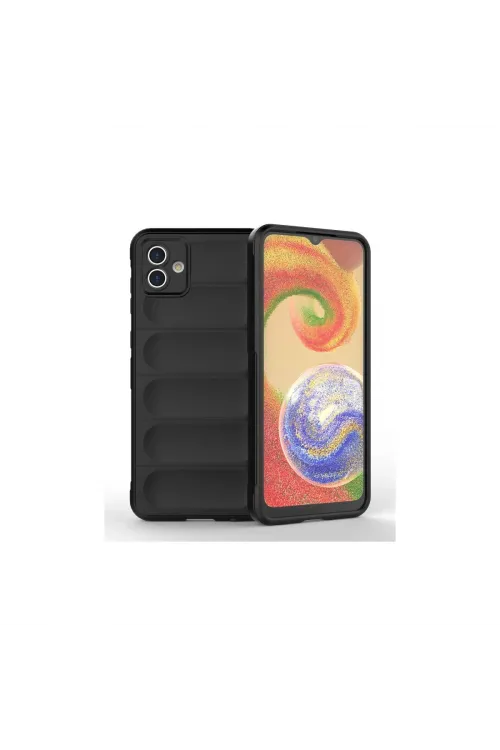 Samsung Galaxy A04e Kılıf Optimum Silikon - Siyah