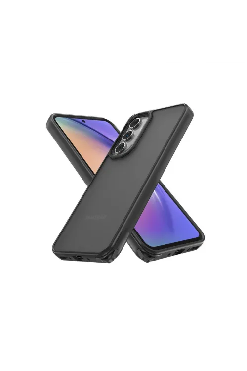 Samsung Galaxy A04s Kılıf Elegant Kapak - Siyah