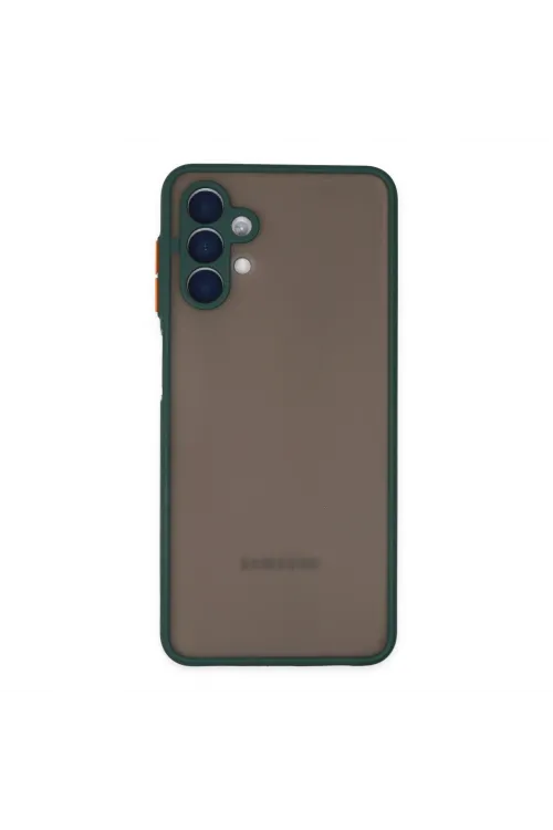 Samsung Galaxy A04s Kılıf Montreal Silikon Kapak - Yeşil
